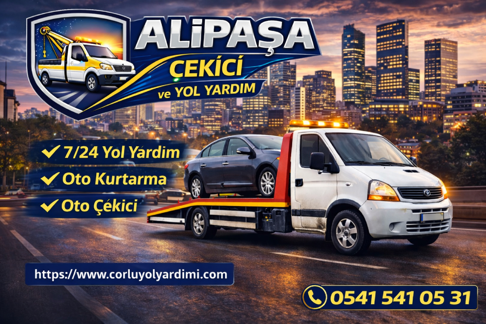 Alipaşa oto çekici ve yol yardım hizmeti ile araç kurtarma ve acil çekici desteği