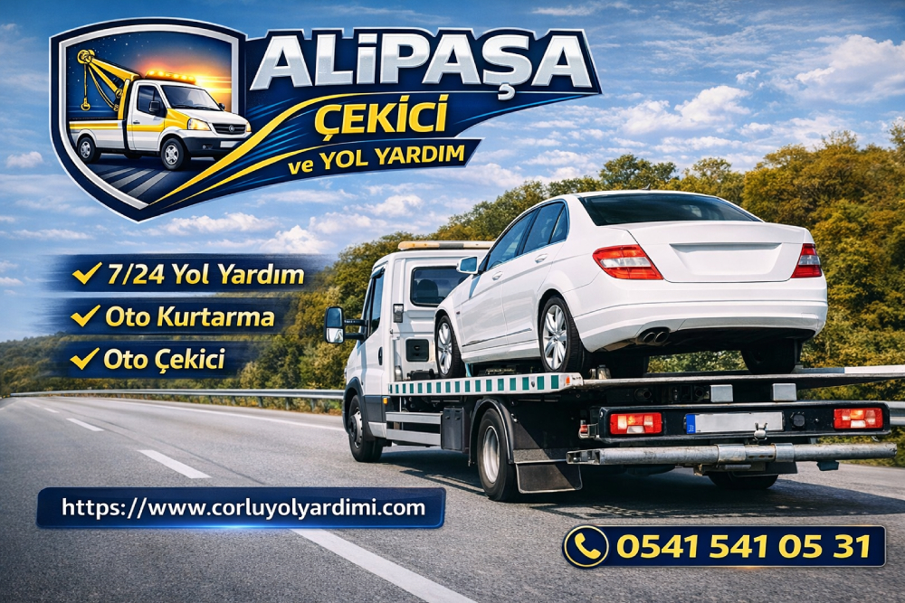 Alipaşa çekici yol yardım hizmeti ile araç taşıma ve acil oto kurtarma desteği