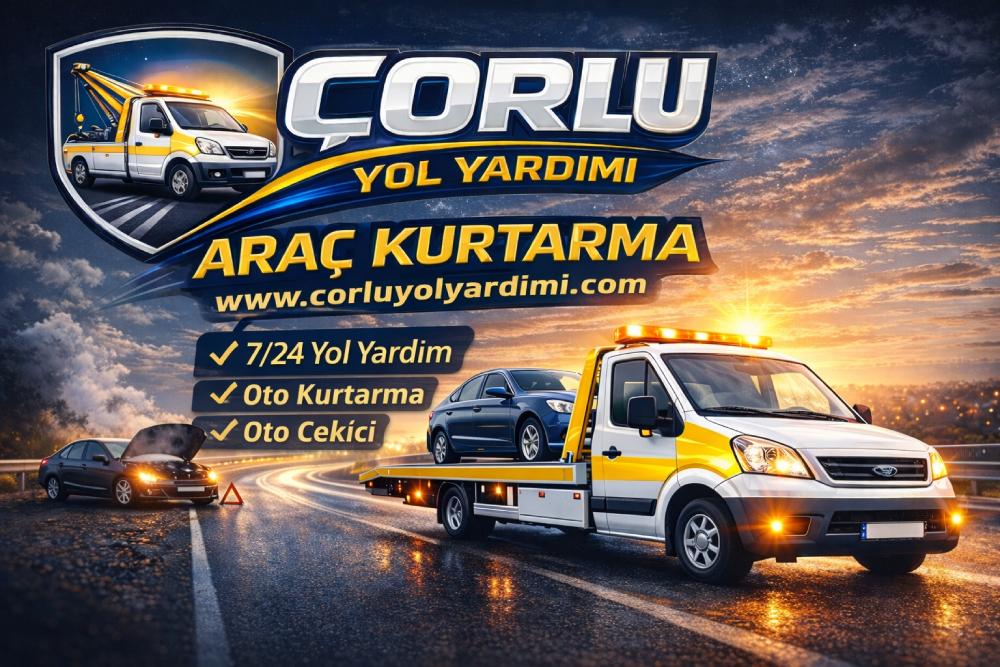 Çorlu araç kurtarma hizmeti veren profesyonel oto kurtarıcı ve çekici aracı
