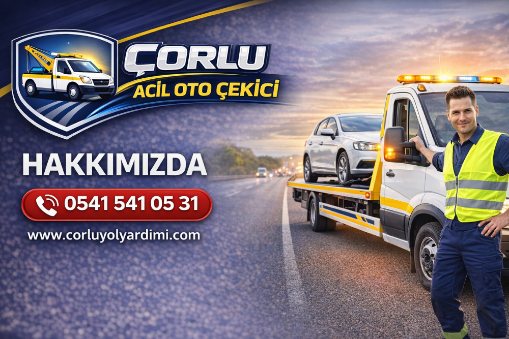 Çorlu acil oto çekici hizmeti ile arızalı aracın profesyonel çekici ile güvenli şekilde taşınması