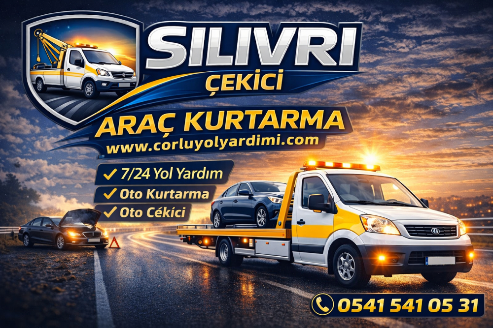 Silivri çekici hizmeti ile 7/24 oto çekici ve profesyonel araç kurtarma desteği