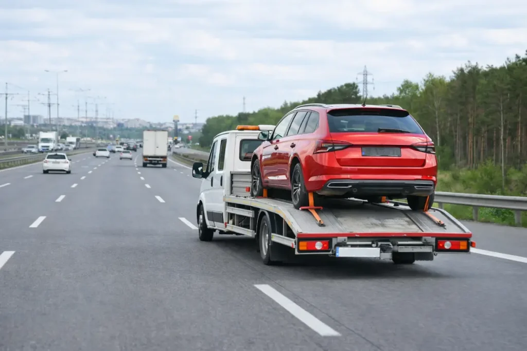 D100 Çorlu çekici Tekirdağ oto çekici hizmeti D100 karayolu araç taşıma